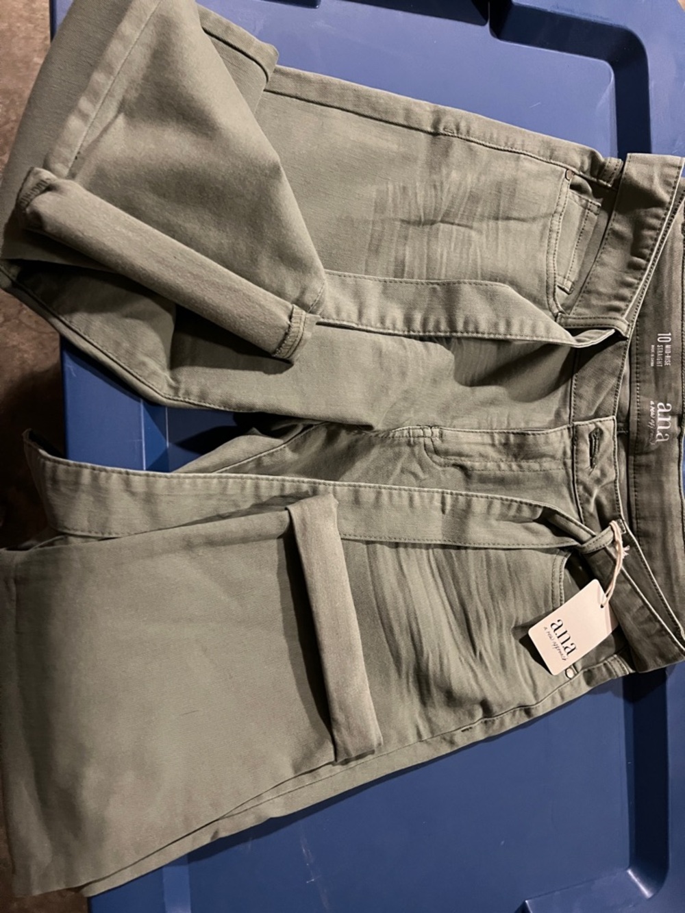 a.n.a Olive Utility Jogger Pants